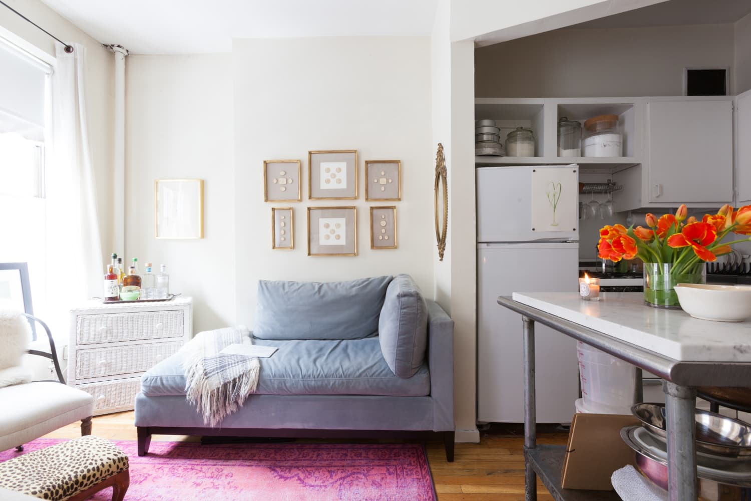 Small sofa shop in kitchen